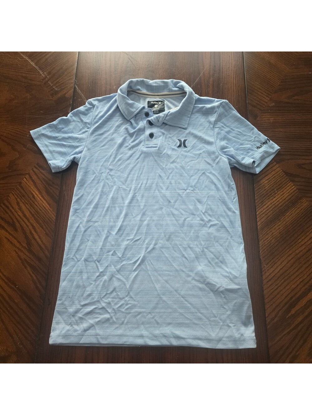 Hurley light blue polo shirt size M